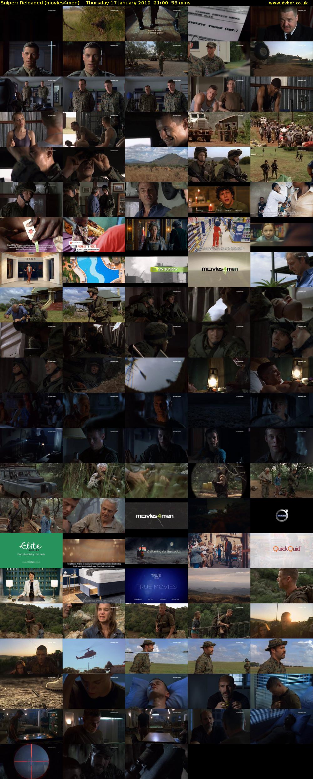 Sniper: Reloaded (movies4men) Thursday 17 January 2019 21:00 - 21:55