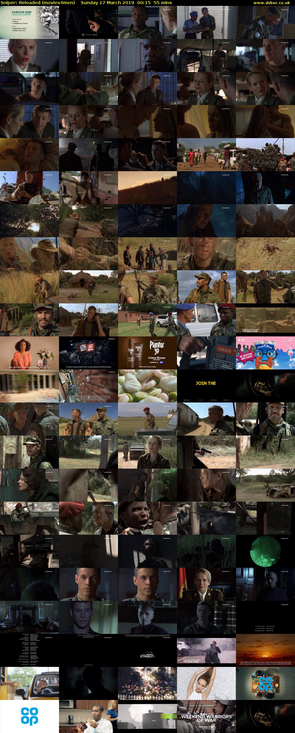 Sniper: Reloaded (movies4men) Sunday 17 March 2019 00:15 - 01:10