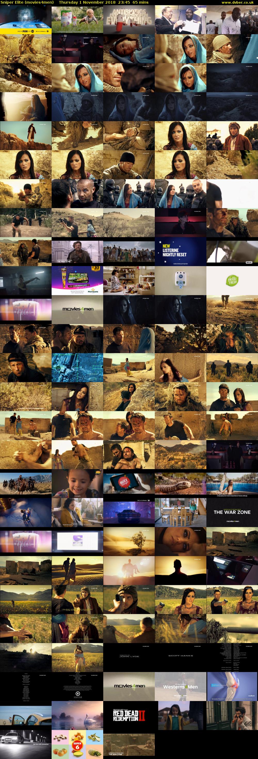 Sniper Elite (movies4men) Thursday 1 November 2018 23:45 - 00:50