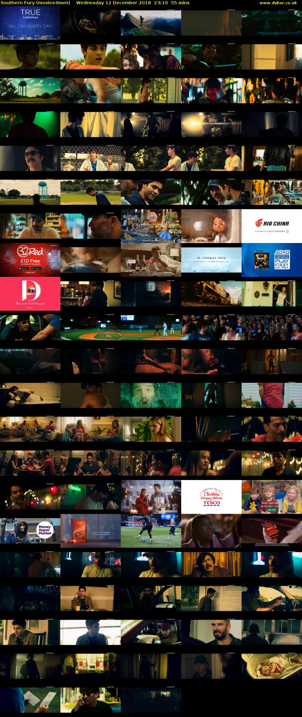 Southern Fury (movies4men) Wednesday 12 December 2018 23:10 - 00:05