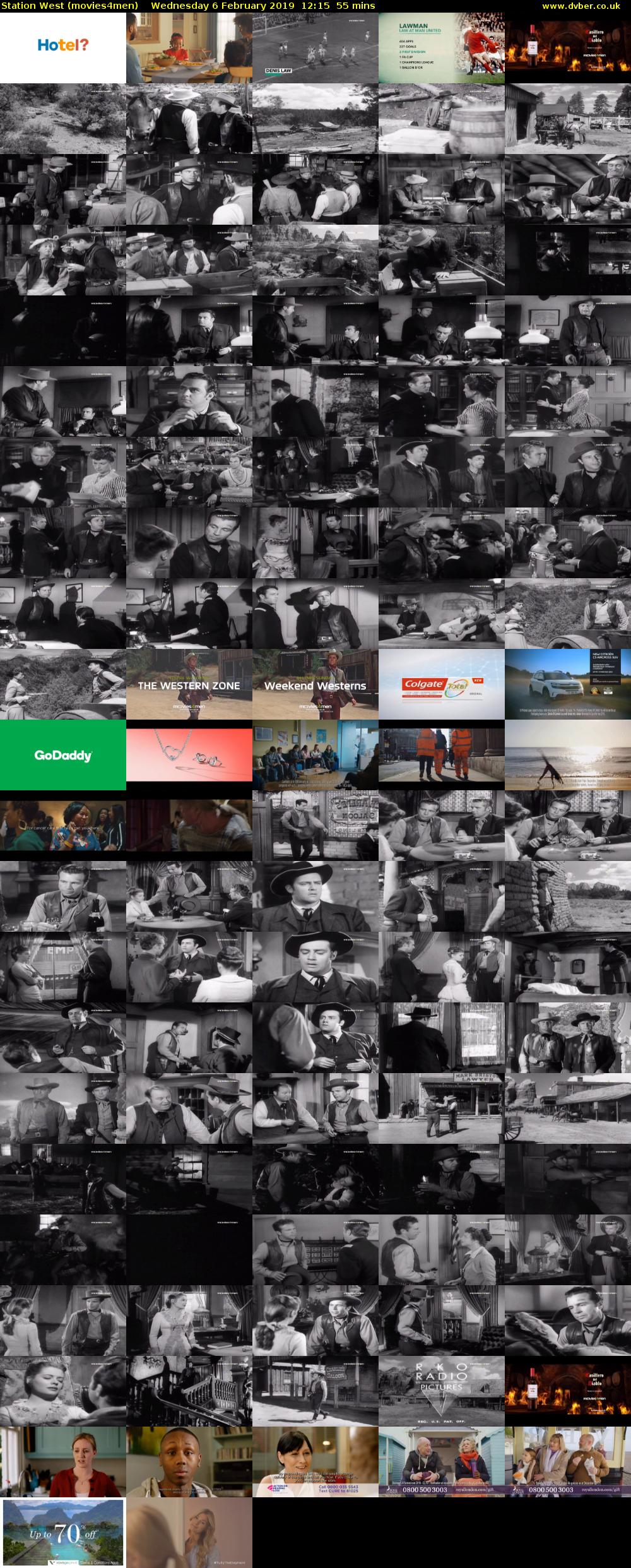 Station West (movies4men) Wednesday 6 February 2019 12:15 - 13:10