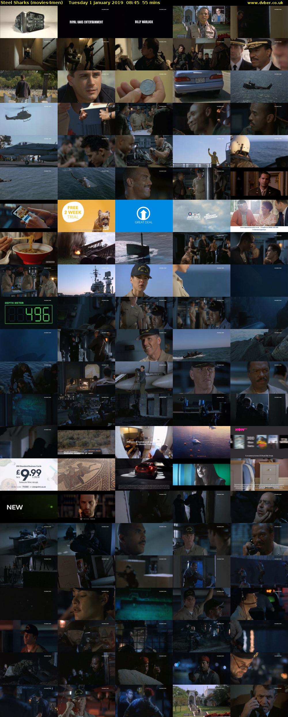 Steel Sharks (movies4men) Tuesday 1 January 2019 08:45 - 09:40