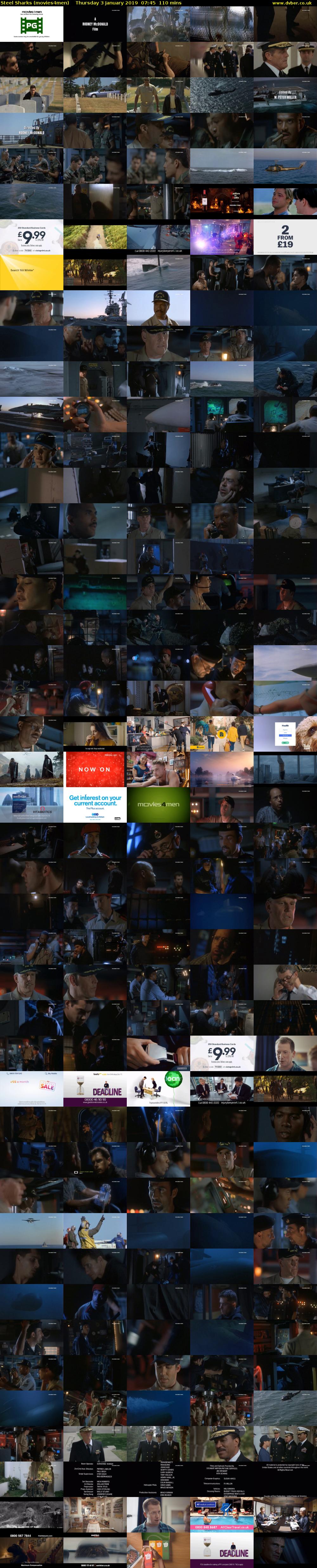 Steel Sharks (movies4men) Thursday 3 January 2019 07:45 - 09:35