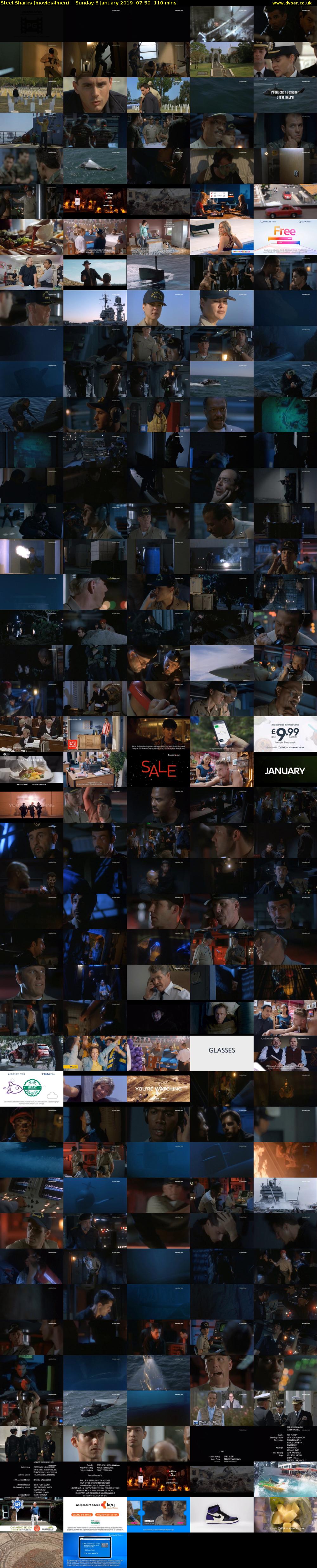 Steel Sharks (movies4men) Sunday 6 January 2019 07:50 - 09:40