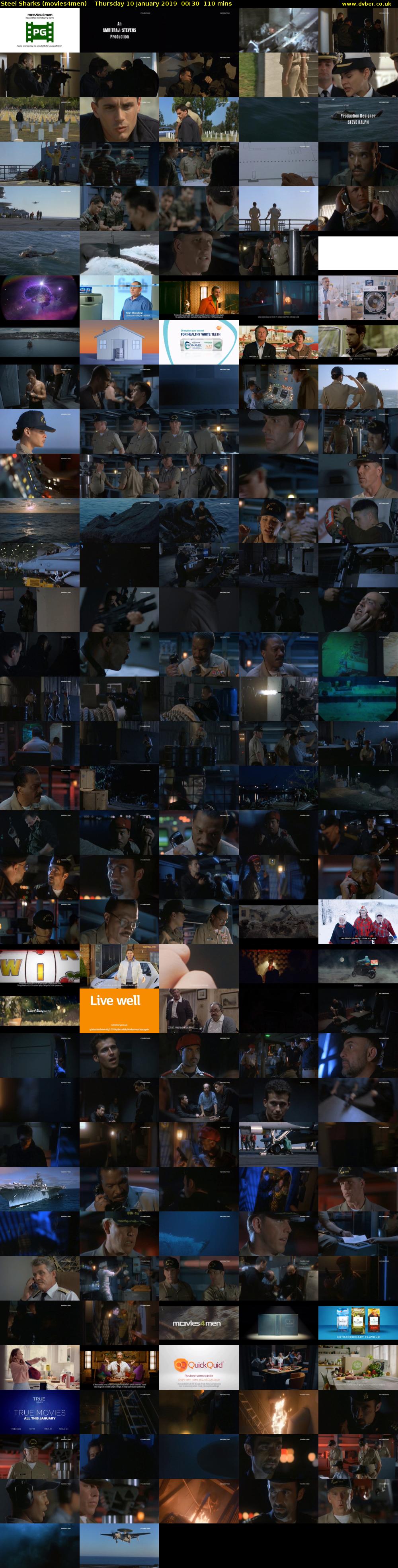 Steel Sharks (movies4men) Thursday 10 January 2019 00:30 - 02:20