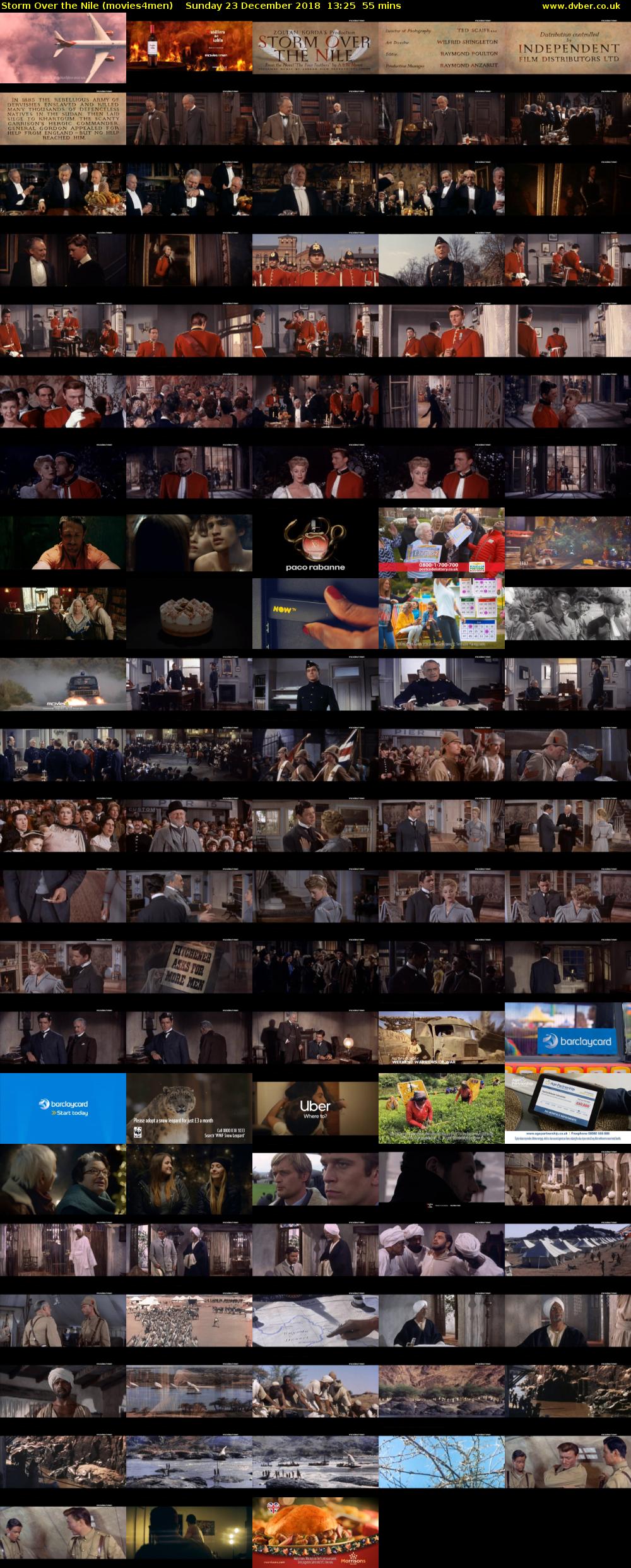 Storm Over the Nile (movies4men) Sunday 23 December 2018 13:25 - 14:20