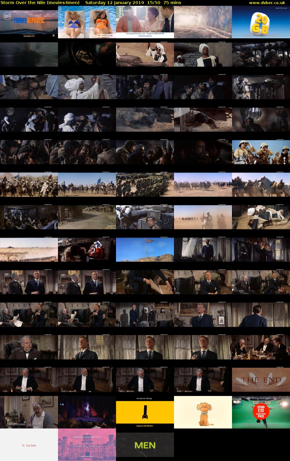 Storm Over the Nile (movies4men) Saturday 12 January 2019 15:50 - 17:05