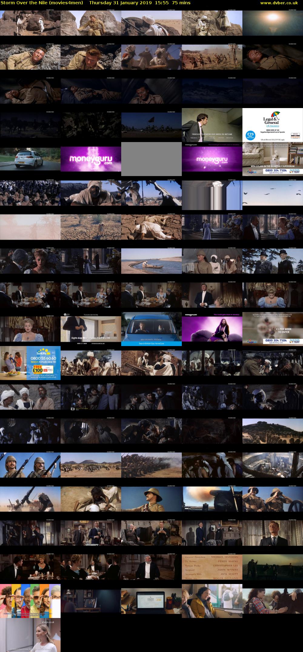 Storm Over the Nile (movies4men) Thursday 31 January 2019 15:55 - 17:10