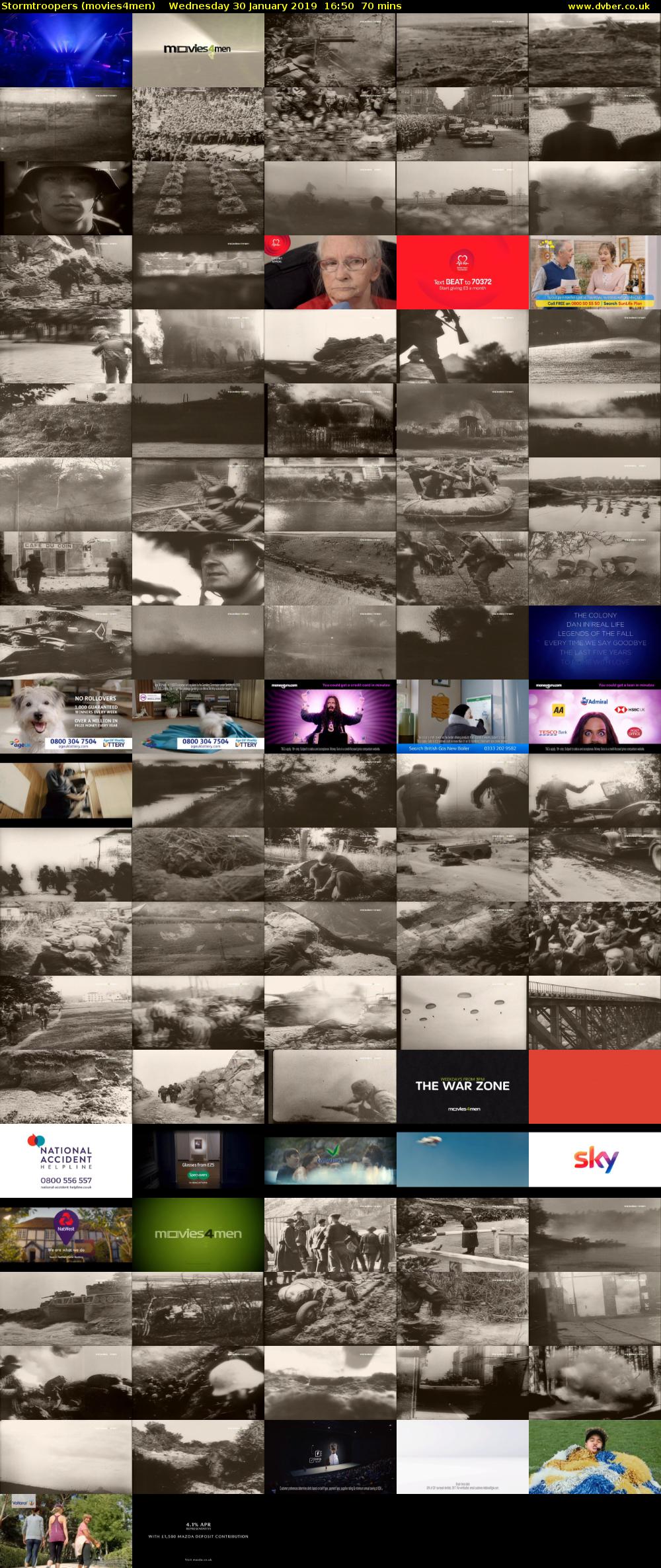 Stormtroopers (movies4men) Wednesday 30 January 2019 16:50 - 18:00