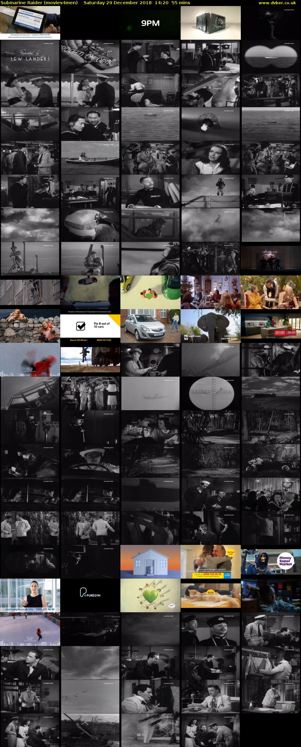 Submarine Raider (movies4men) Saturday 29 December 2018 14:20 - 15:15