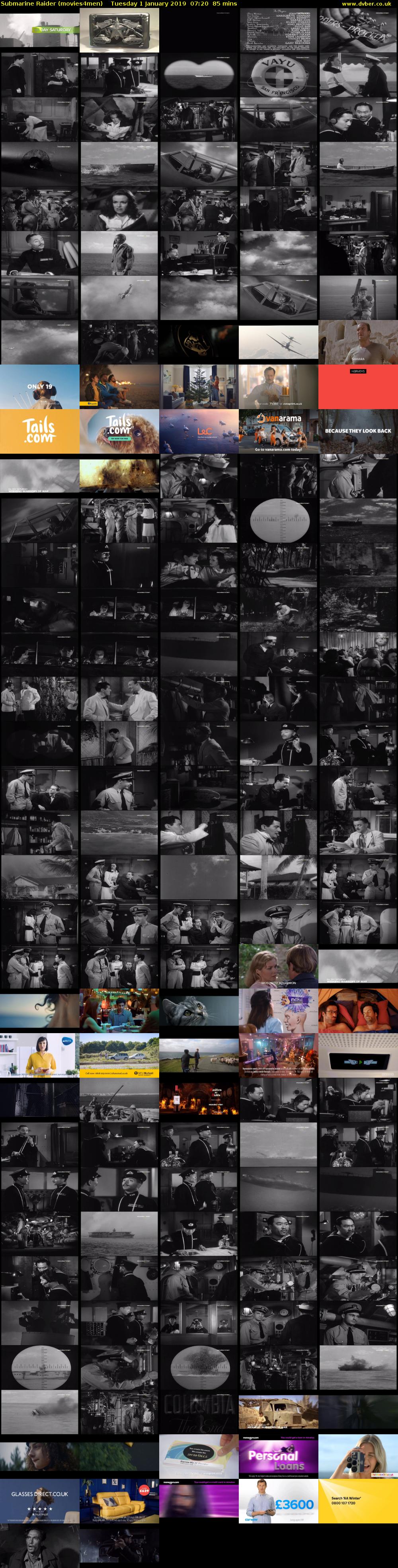 Submarine Raider (movies4men) Tuesday 1 January 2019 07:20 - 08:45