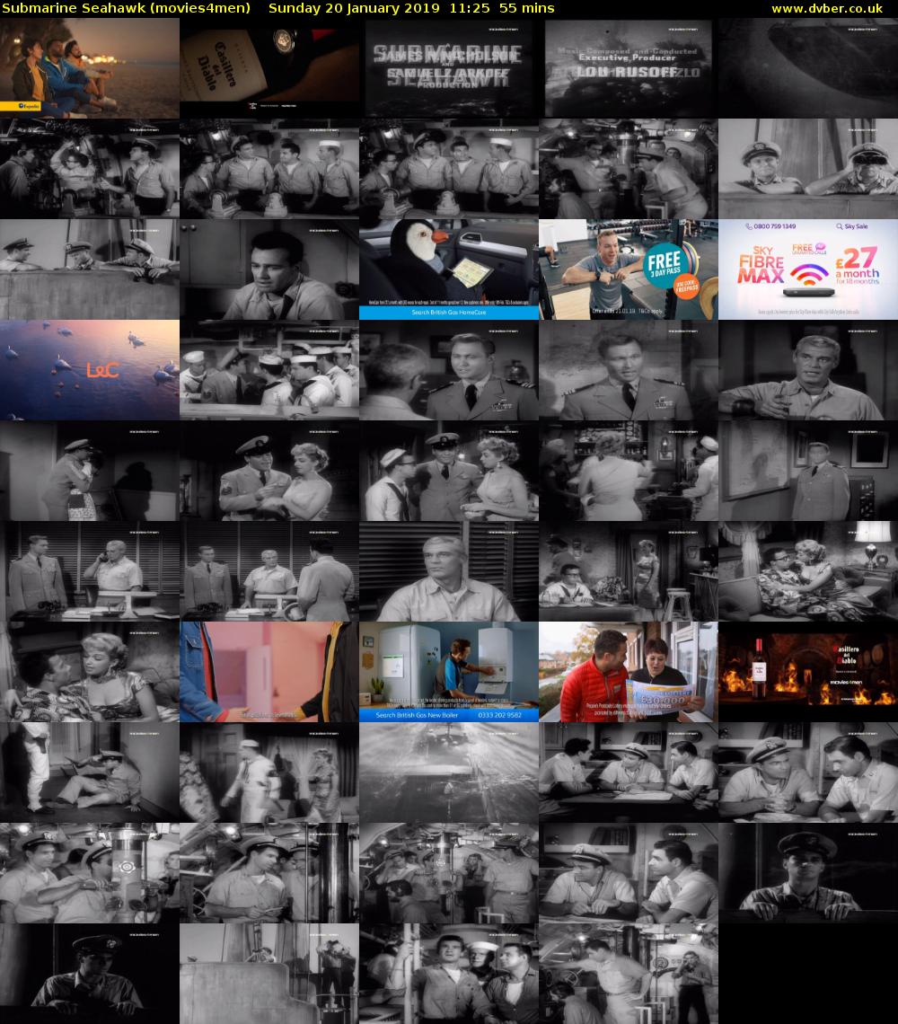 Submarine Seahawk (movies4men) Sunday 20 January 2019 11:25 - 12:20