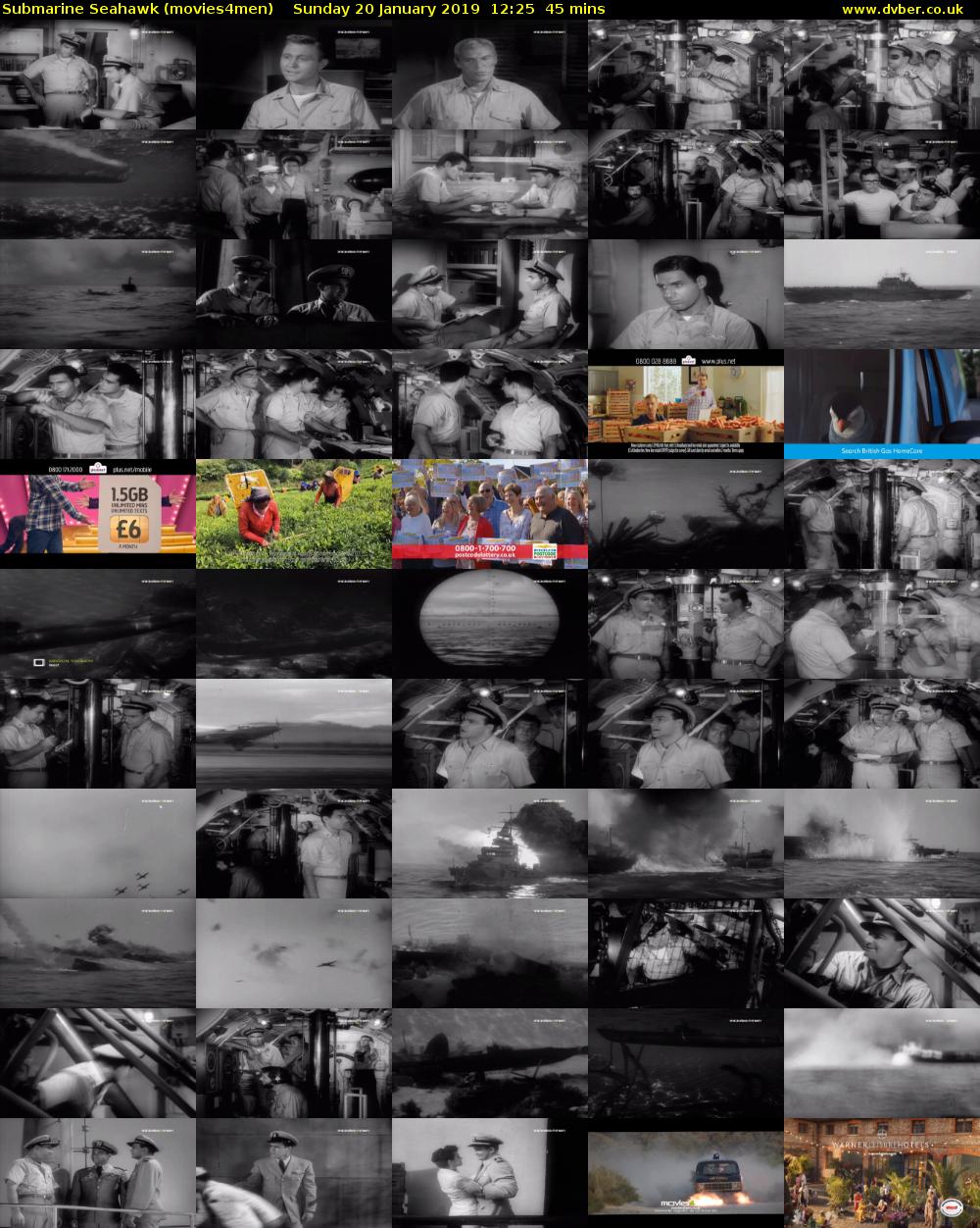 Submarine Seahawk (movies4men) Sunday 20 January 2019 12:25 - 13:10