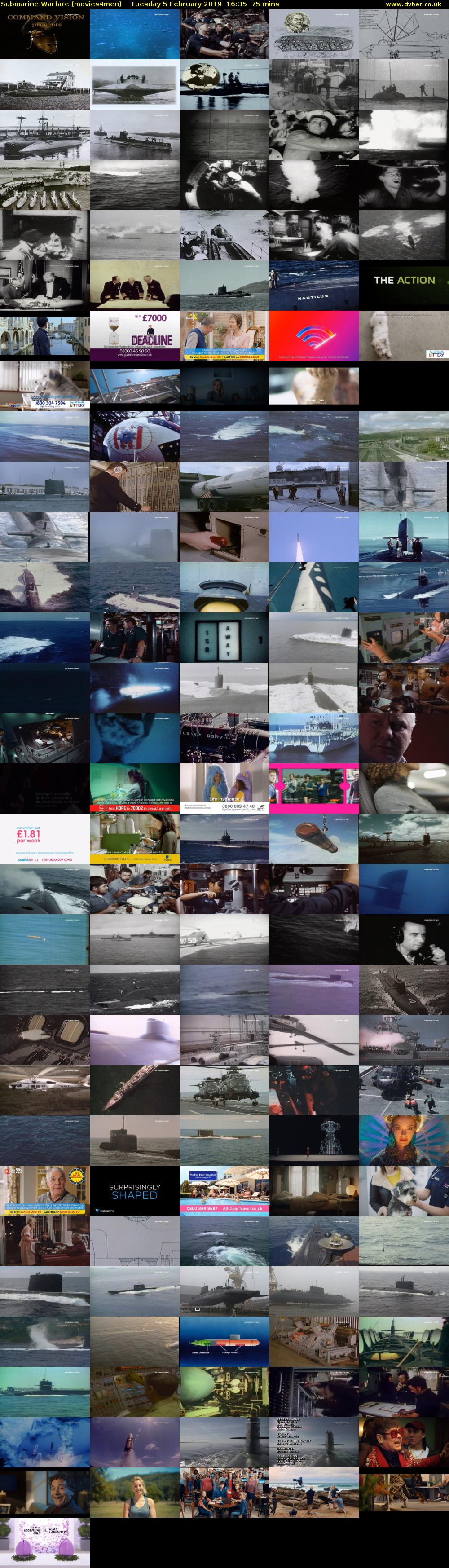 Submarine Warfare (movies4men) Tuesday 5 February 2019 16:35 - 17:50