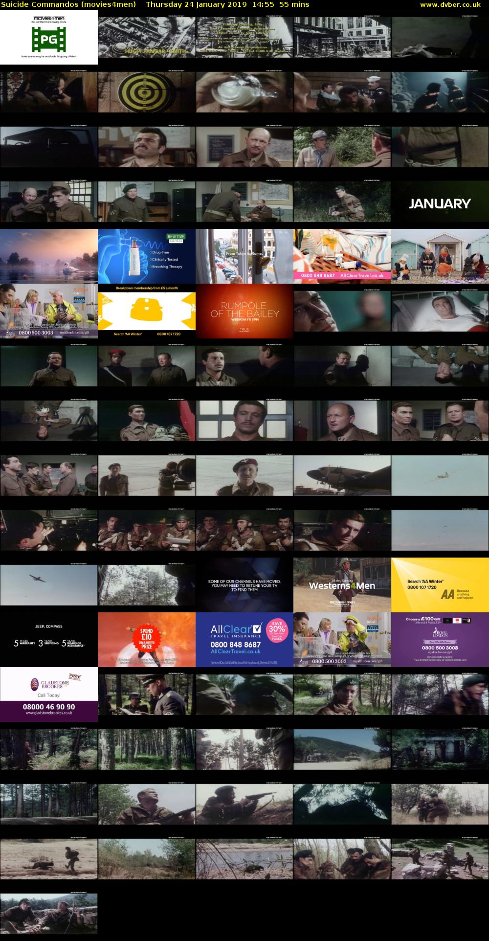 Suicide Commandos (movies4men) Thursday 24 January 2019 14:55 - 15:50