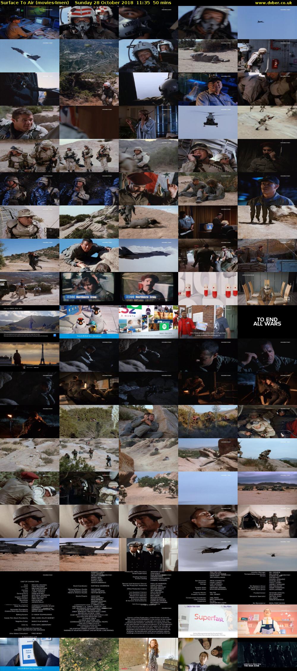 Surface To Air (movies4men) Sunday 28 October 2018 11:35 - 12:25