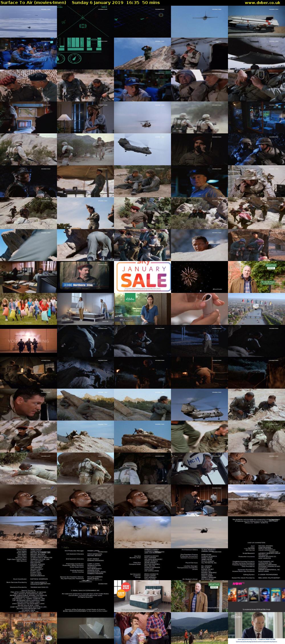 Surface To Air (movies4men) Sunday 6 January 2019 16:35 - 17:25