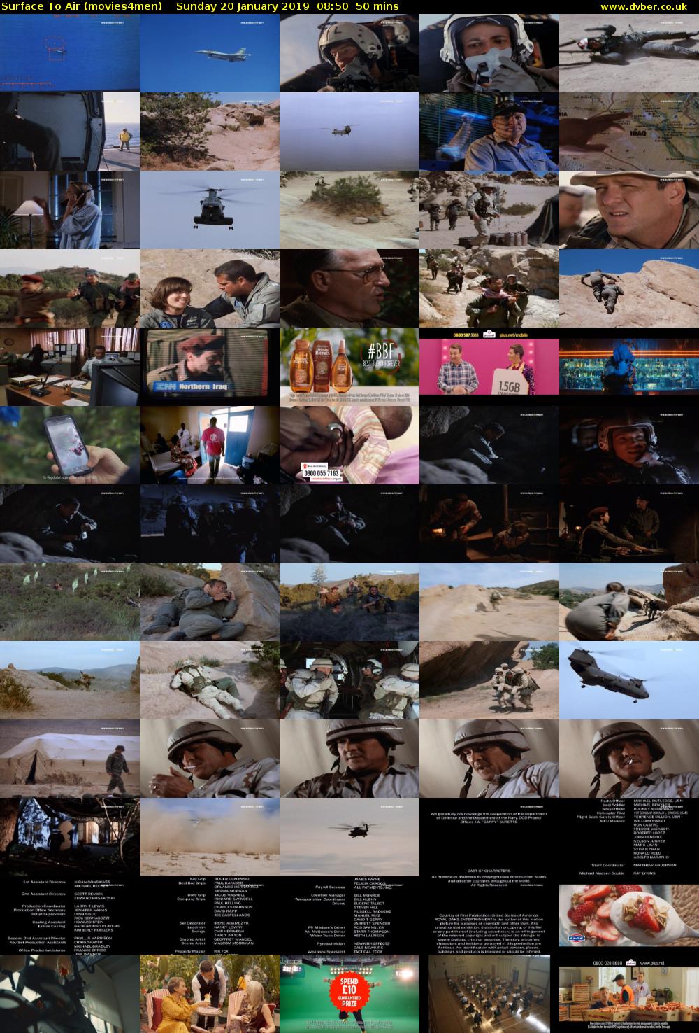 Surface To Air (movies4men) Sunday 20 January 2019 08:50 - 09:40