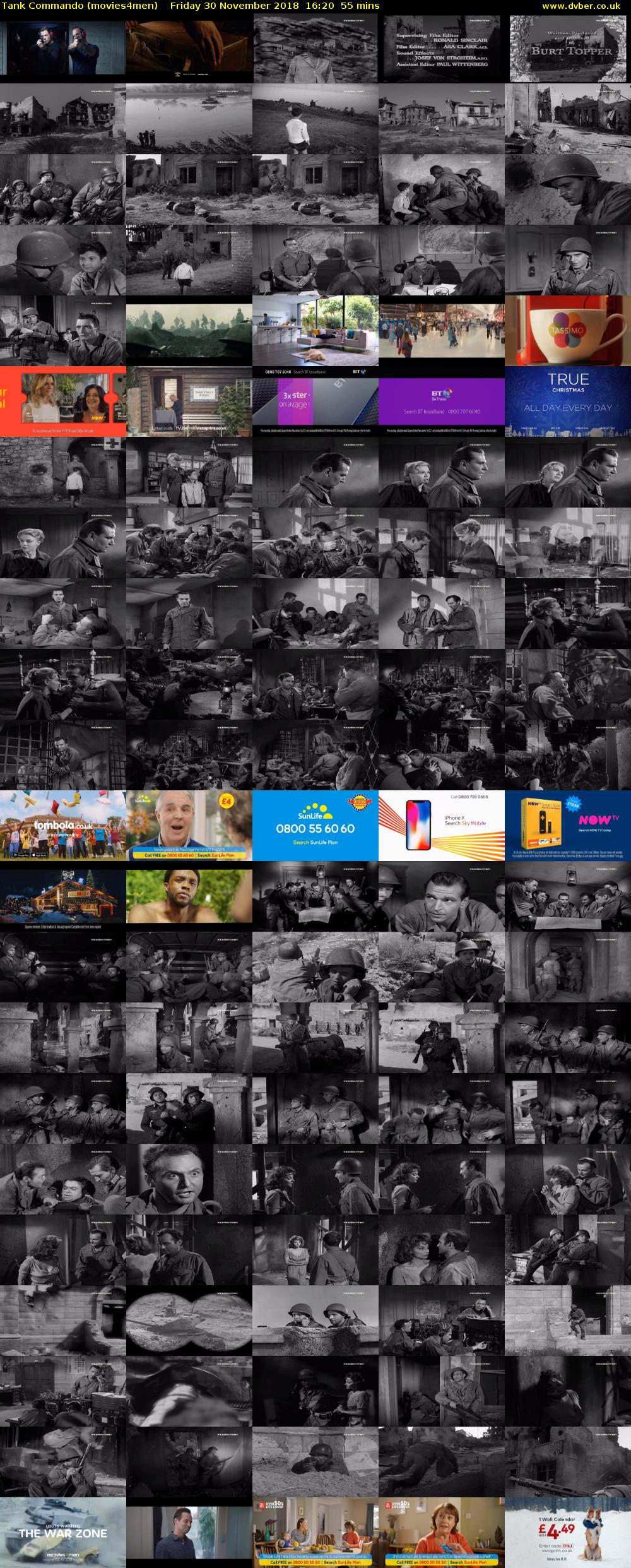 Tank Commando (movies4men) Friday 30 November 2018 16:20 - 17:15