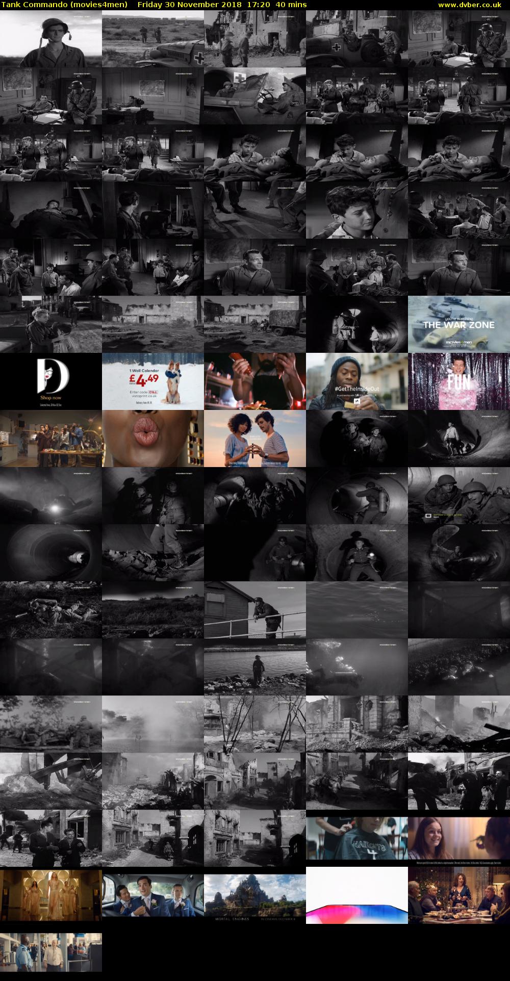 Tank Commando (movies4men) Friday 30 November 2018 17:20 - 18:00