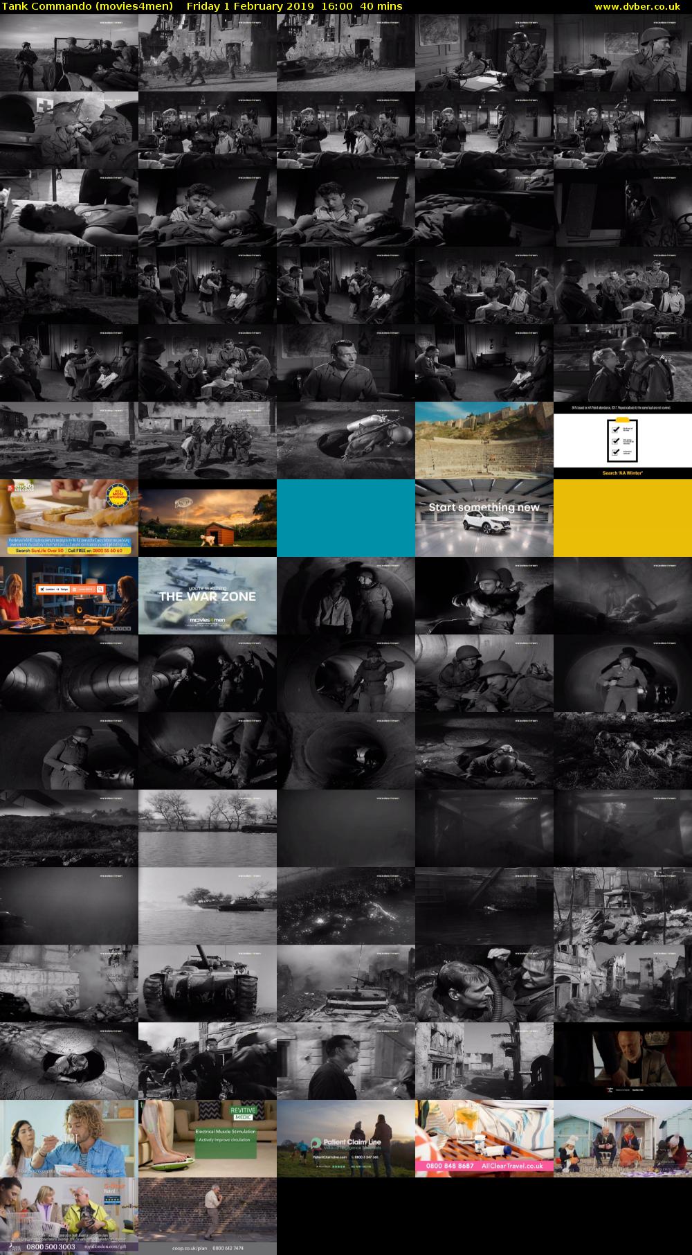 Tank Commando (movies4men) Friday 1 February 2019 16:00 - 16:40