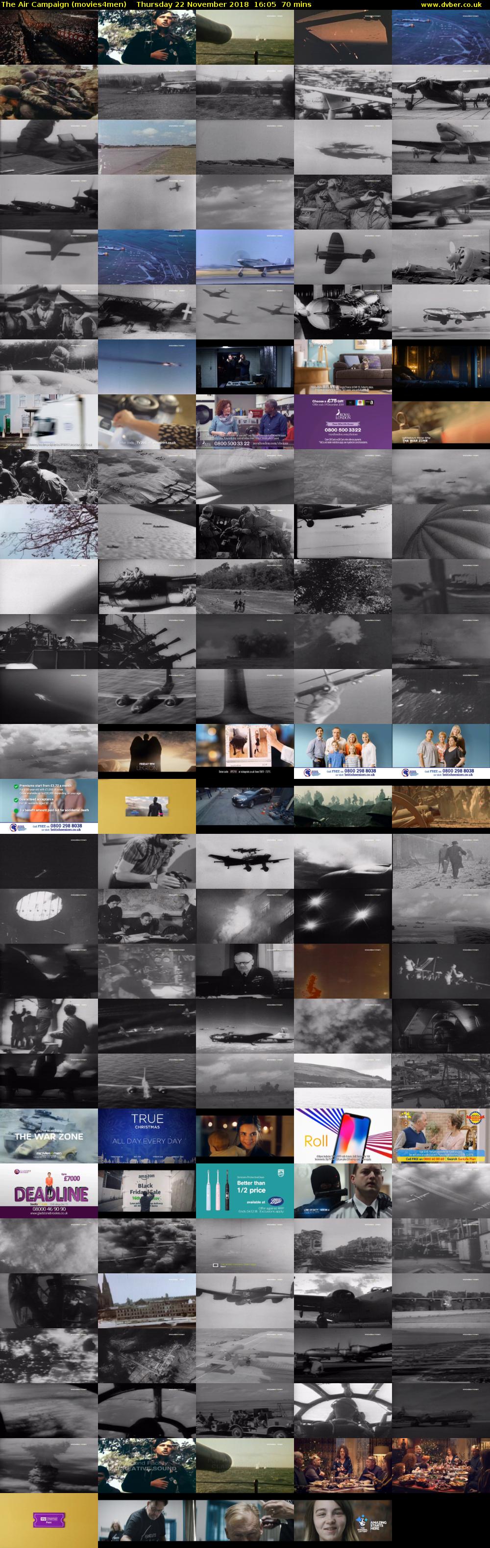 The Air Campaign (movies4men) Thursday 22 November 2018 16:05 - 17:15