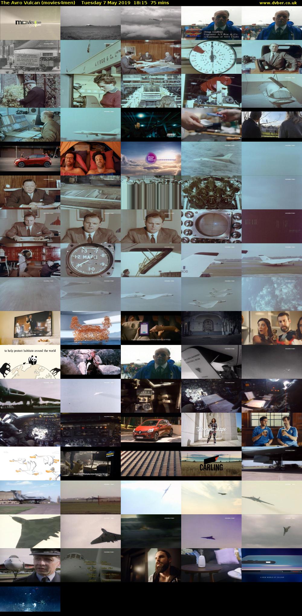 The Avro Vulcan (movies4men) Tuesday 7 May 2019 18:15 - 19:30