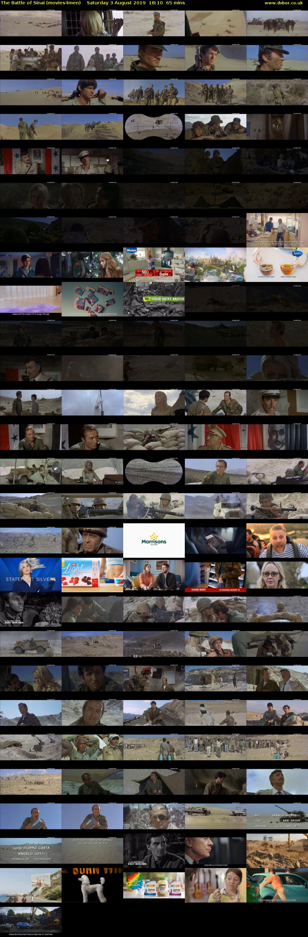The Battle of Sinai (movies4men) Saturday 3 August 2019 18:10 - 19:15