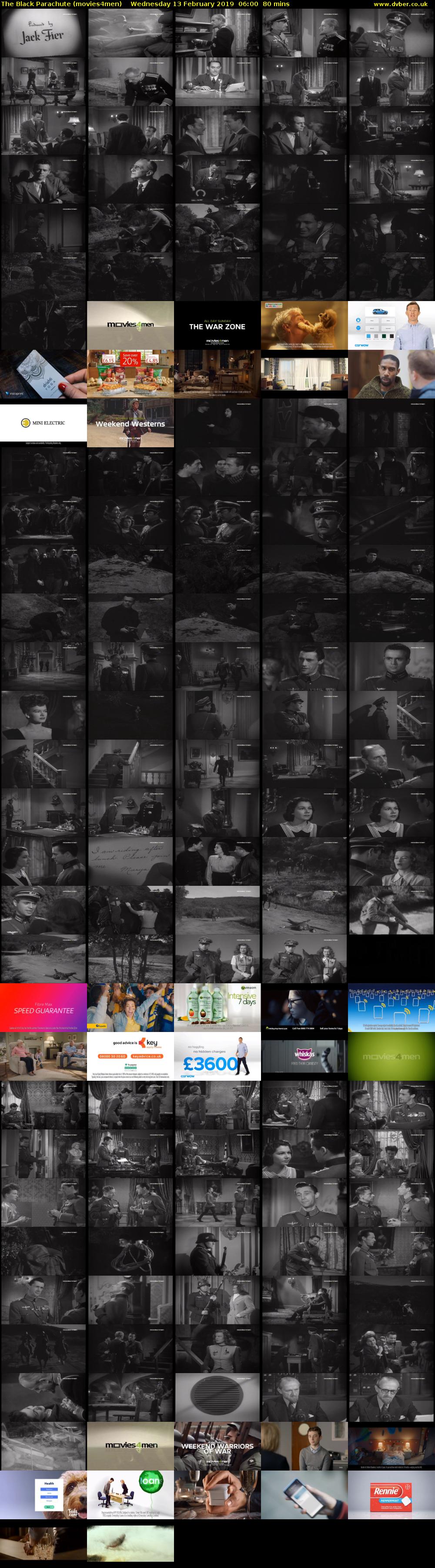 The Black Parachute (movies4men) Wednesday 13 February 2019 06:00 - 07:20