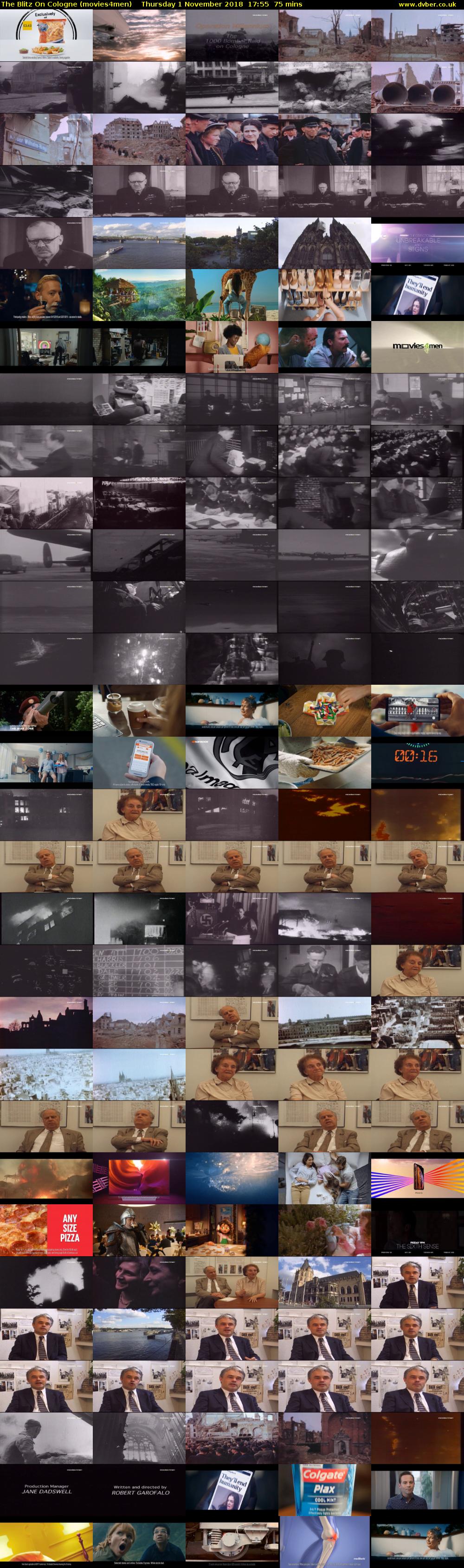 The Blitz On Cologne (movies4men) Thursday 1 November 2018 17:55 - 19:10