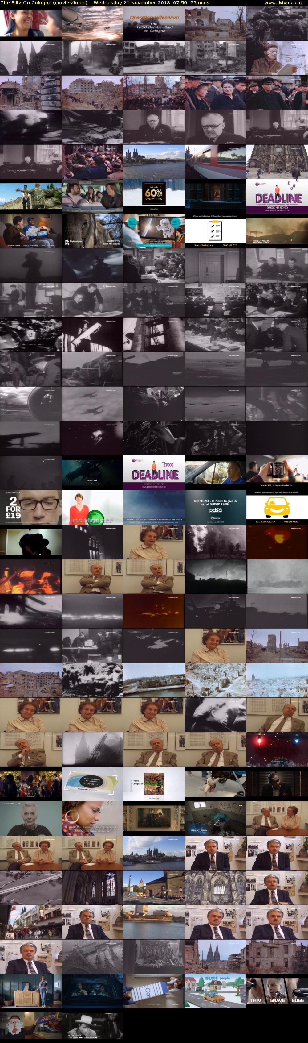 The Blitz On Cologne (movies4men) Wednesday 21 November 2018 07:50 - 09:05