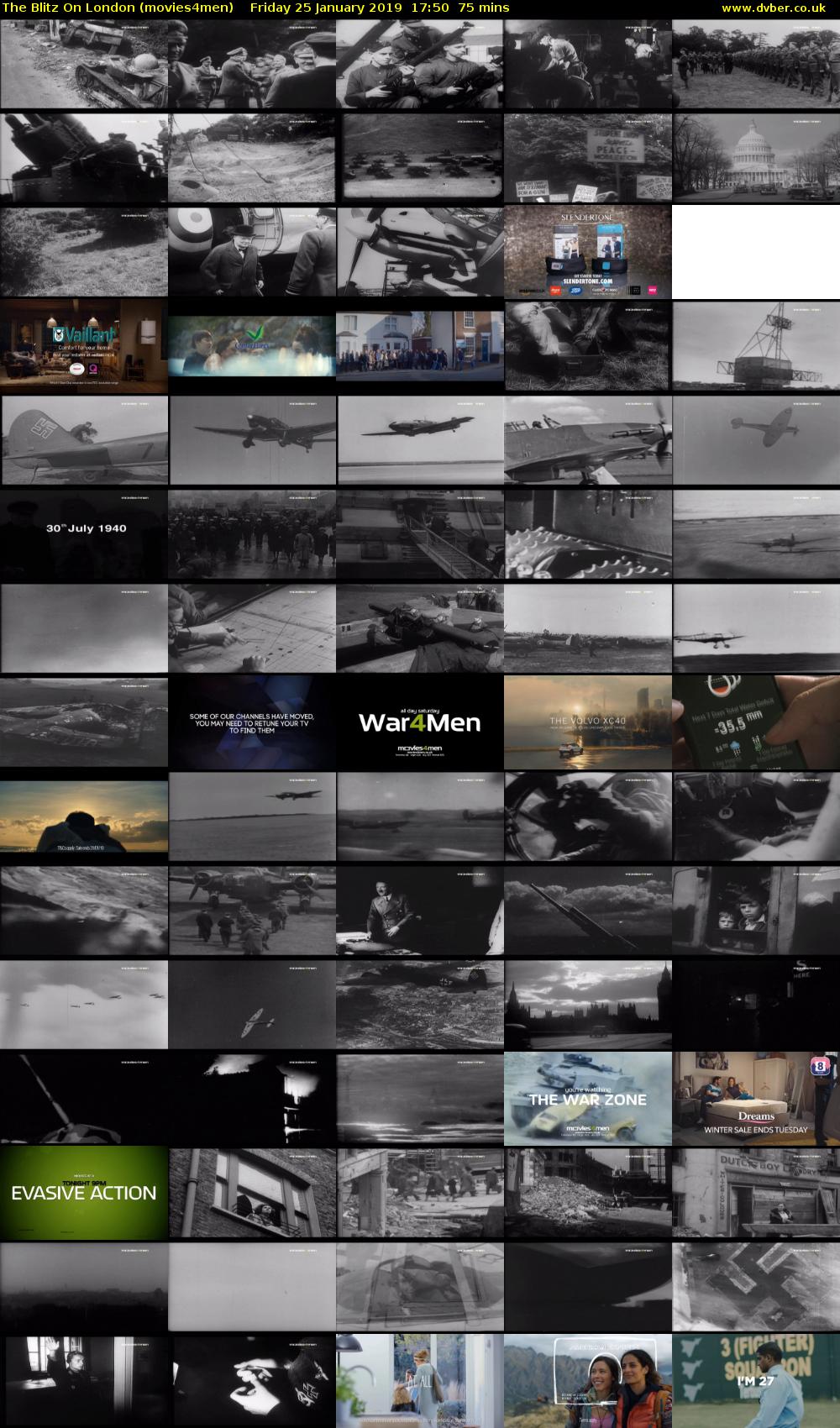 The Blitz On London (movies4men) Friday 25 January 2019 17:50 - 19:05