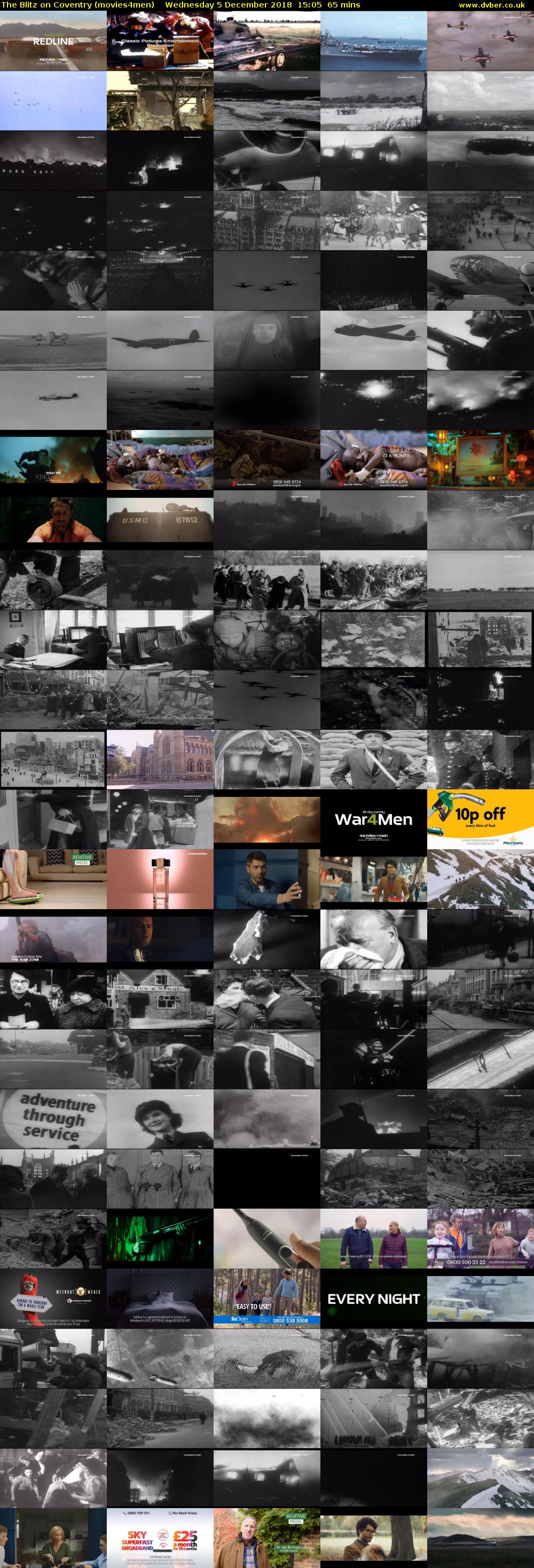 The Blitz on Coventry (movies4men) Wednesday 5 December 2018 15:05 - 16:10