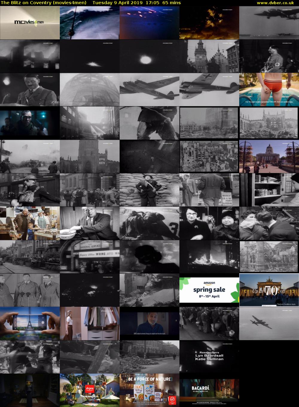 The Blitz on Coventry (movies4men) Tuesday 9 April 2019 17:05 - 18:10