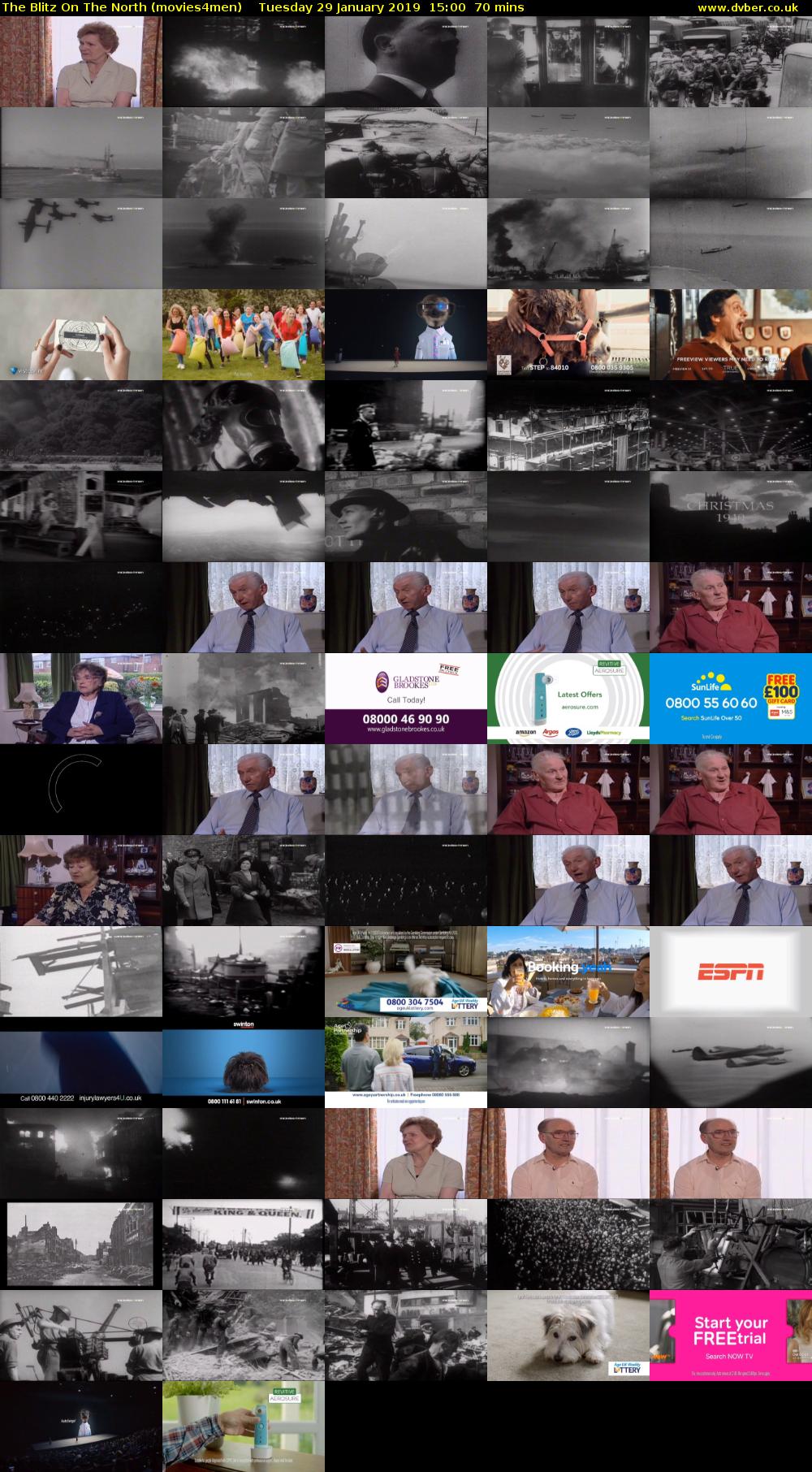 The Blitz on the North (movies4men) Tuesday 29 January 2019 15:00 - 16:10