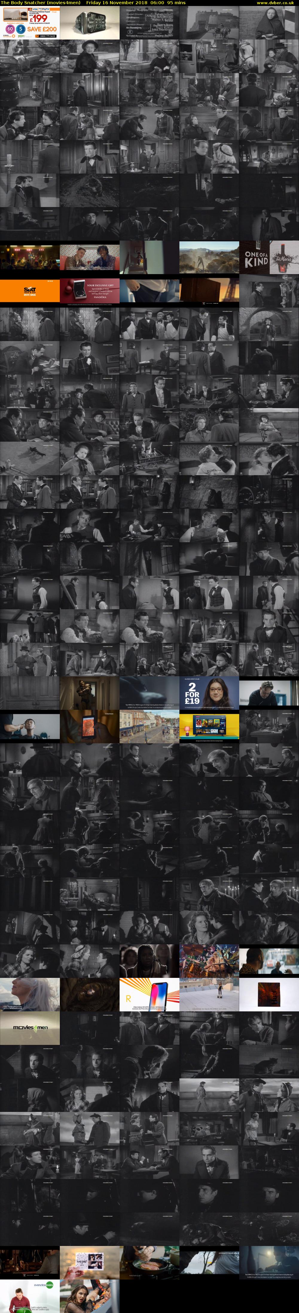 The Body Snatcher (movies4men) Friday 16 November 2018 06:00 - 07:35