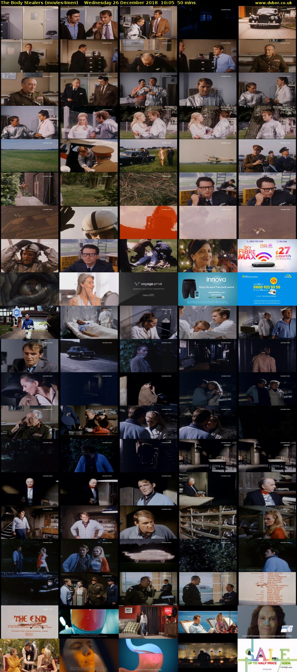 The Body Stealers (movies4men) Wednesday 26 December 2018 10:05 - 10:55