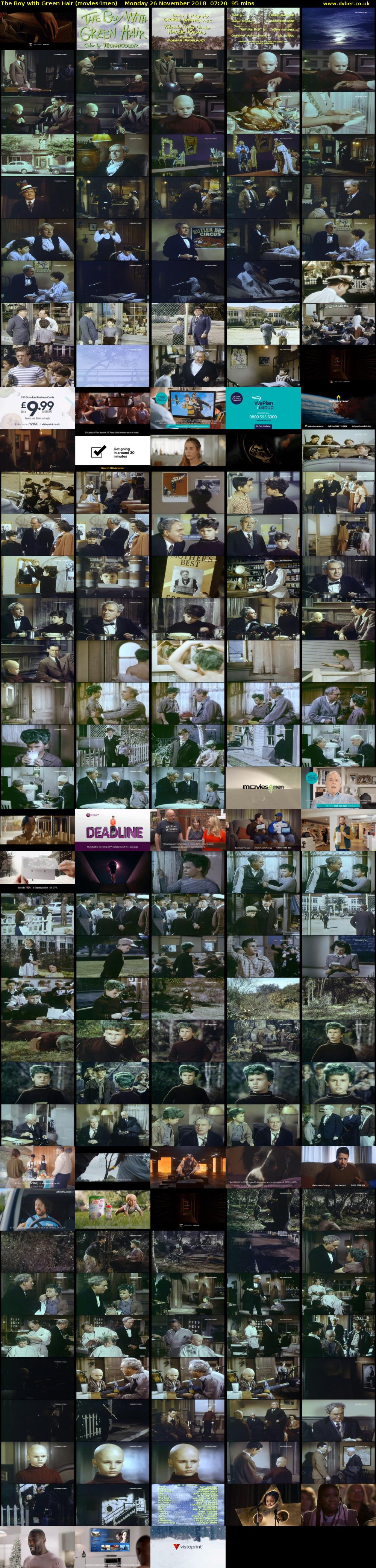 The Boy with Green Hair (movies4men) Monday 26 November 2018 07:20 - 08:55