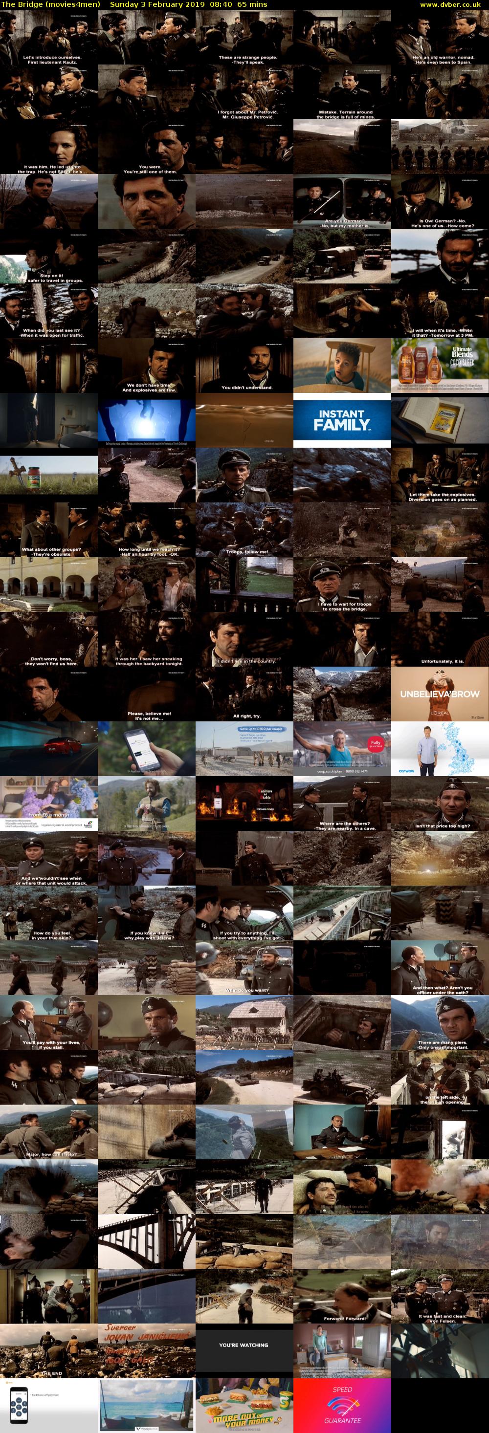 The Bridge (movies4men) Sunday 3 February 2019 08:40 - 09:45