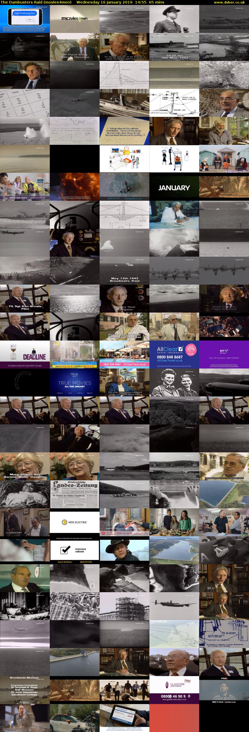 The Dambusters Raid (movies4men) Wednesday 16 January 2019 14:55 - 16:00