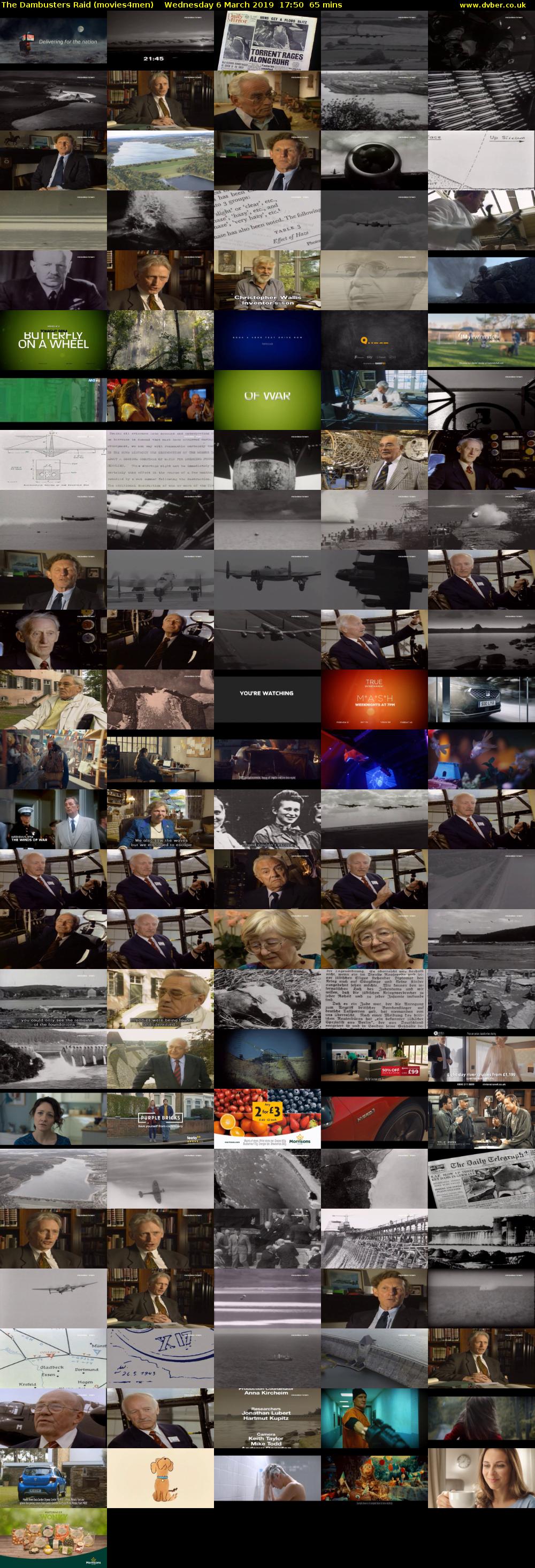 The Dambusters Raid (movies4men) Wednesday 6 March 2019 17:50 - 18:55