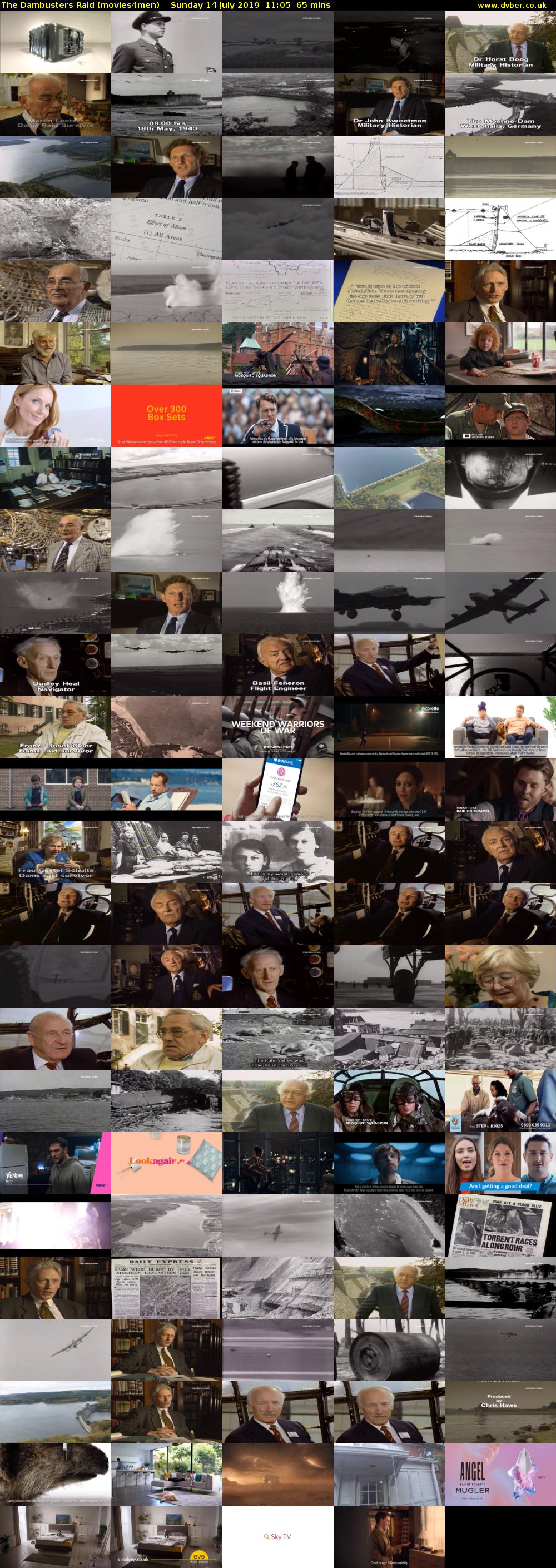 The Dambusters Raid (movies4men) Sunday 14 July 2019 11:05 - 12:10