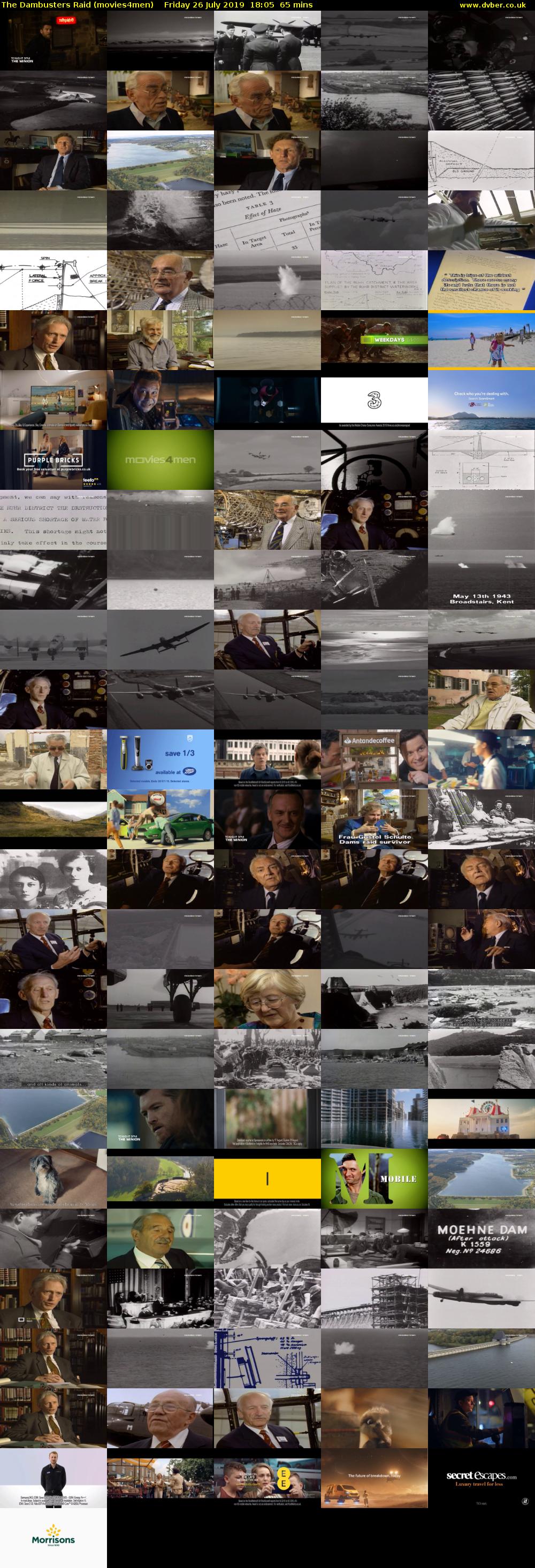 The Dambusters Raid (movies4men) Friday 26 July 2019 18:05 - 19:10