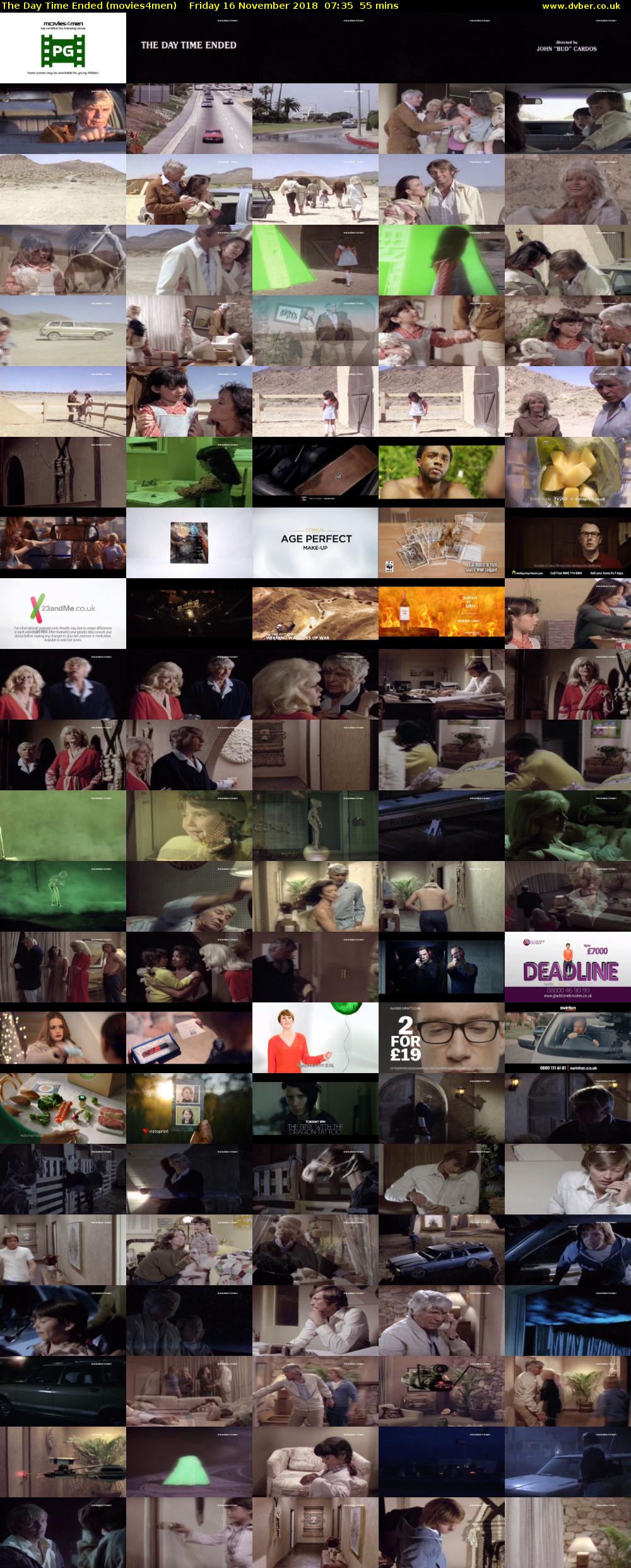 The Day Time Ended (movies4men) Friday 16 November 2018 07:35 - 08:30