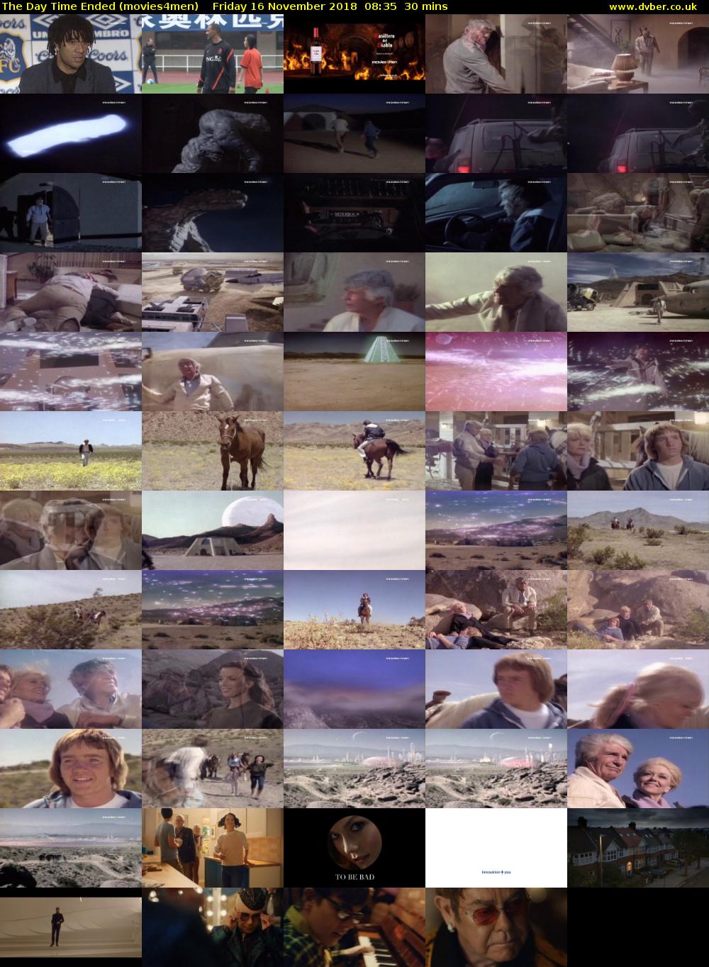 The Day Time Ended (movies4men) Friday 16 November 2018 08:35 - 09:05