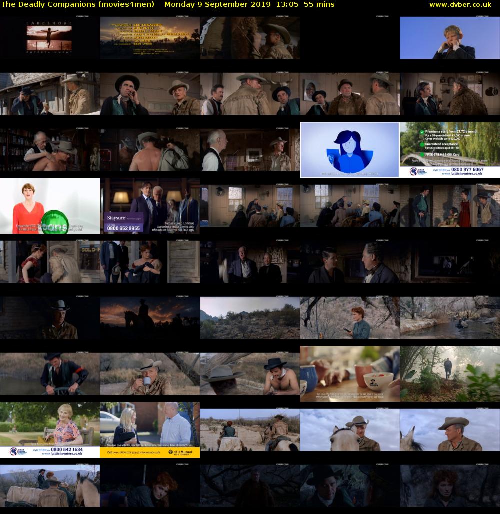 The Deadly Companions (movies4men) Monday 9 September 2019 13:05 - 14:00