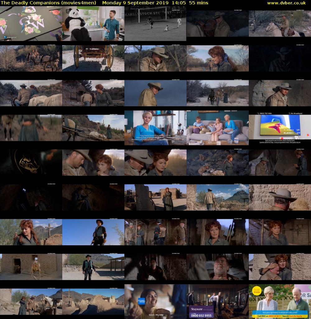 The Deadly Companions (movies4men) Monday 9 September 2019 14:05 - 15:00