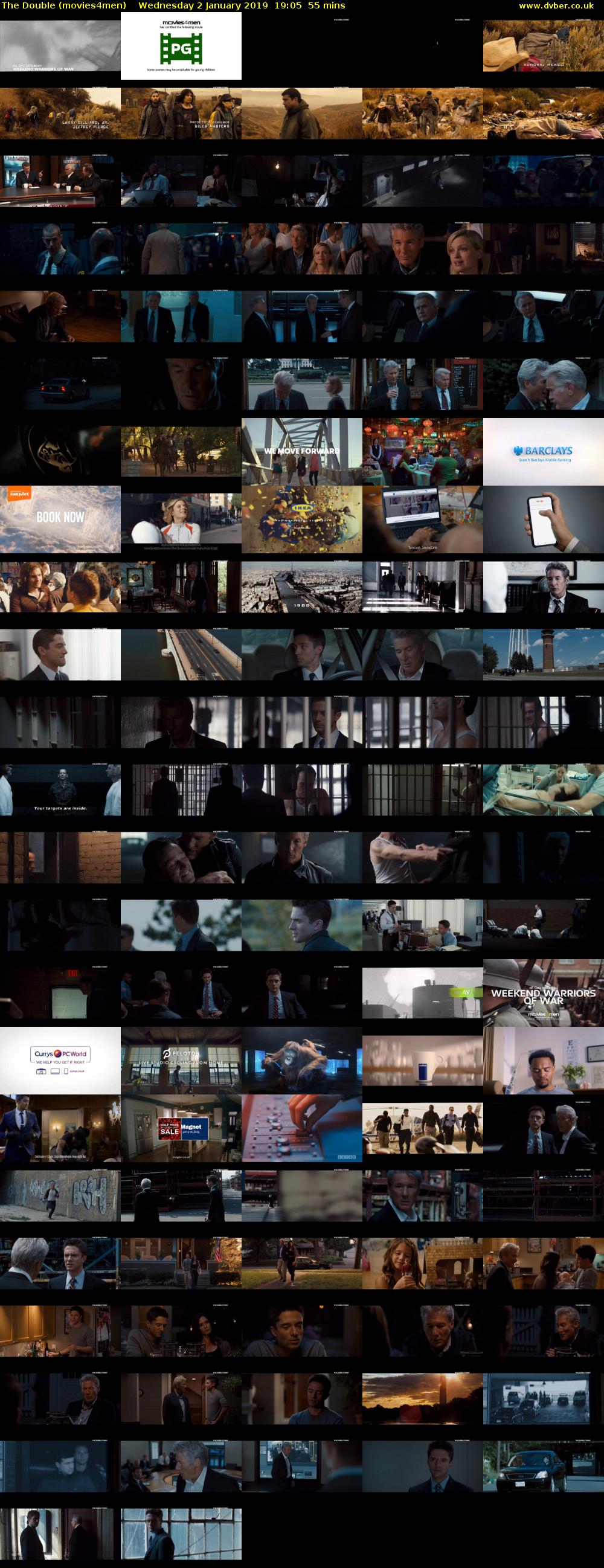 The Double (movies4men) Wednesday 2 January 2019 19:05 - 20:00