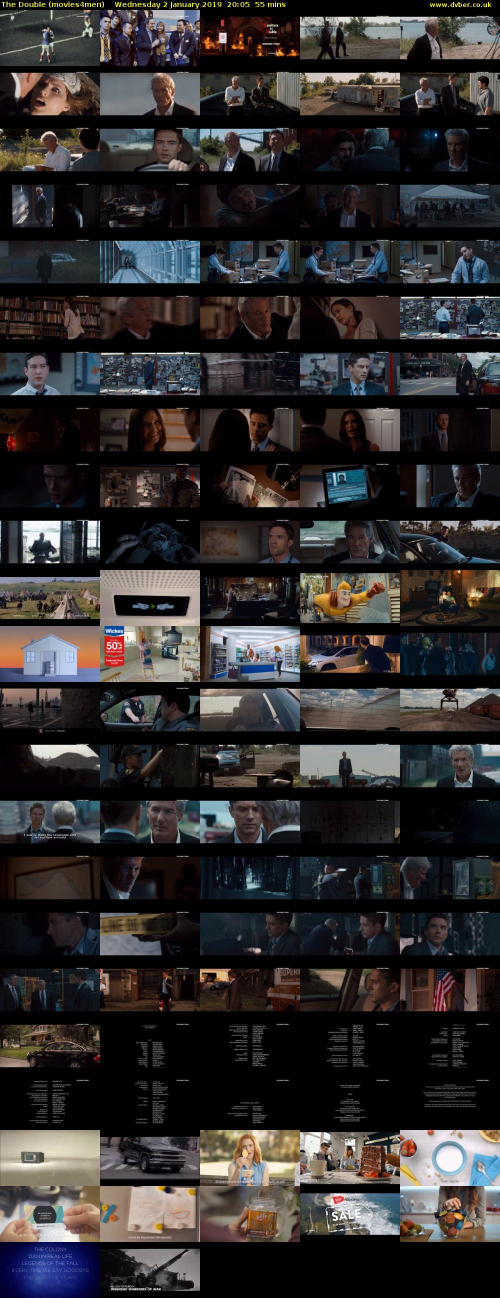 The Double (movies4men) Wednesday 2 January 2019 20:05 - 21:00