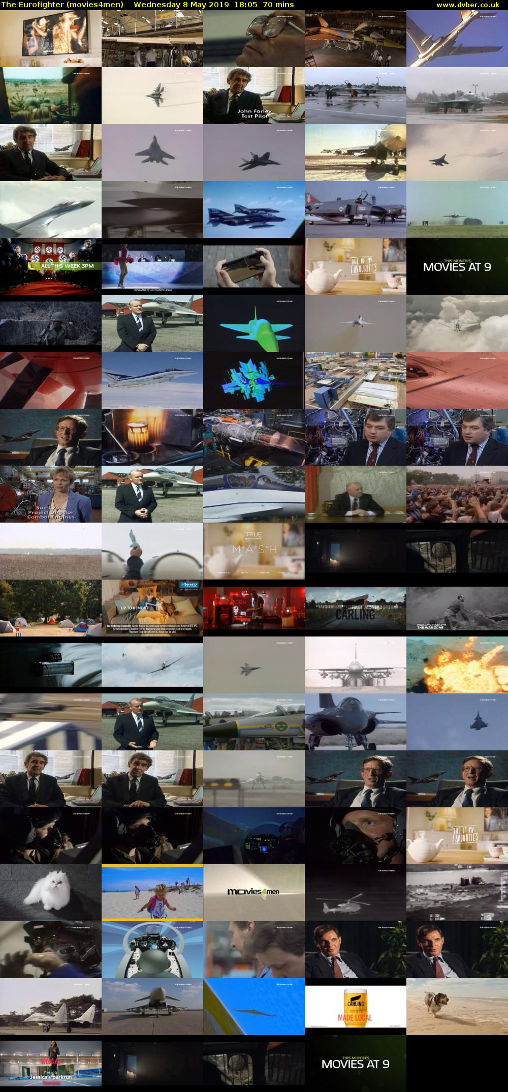 The Eurofighter (movies4men) Wednesday 8 May 2019 18:05 - 19:15